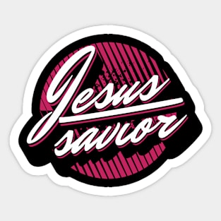 Jesus Savior Sticker